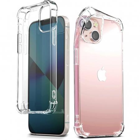 Husa de protectie Flippy, TPU, pentru Apple iPhone 15 Plus , Antisoc, Protectie colturi, Rezistenta la impact, Transparenta [6]