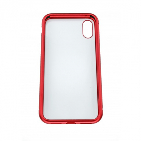 Husa de protectie Magnetic 360 pentru Apple iPhone XS Max, Rosu [3]
