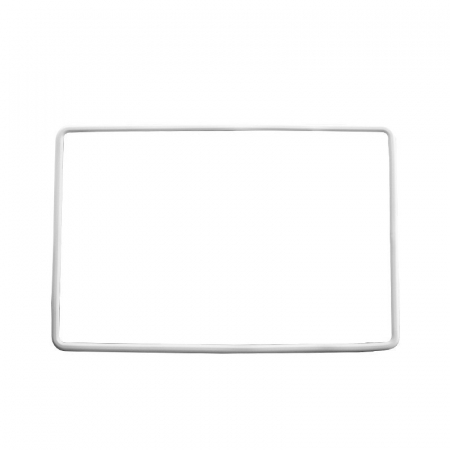 Husa de Protectie Margini Ecran Frontal Tesla, Flipp, Compatibil cu Tesla Model 3/Y, din TPE, Alb [3]