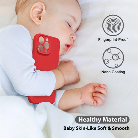 Husa de Protectie Matte TPU, Flippy, pentru Realme 11 Pro, Protectie Camera, Antisoc, Antizgariere, Antialunecare, Acoperire Completa, Rosu [3]