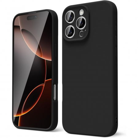 GSM - Husa de Protectie Matte TPU, Flippy, pentru Realme C53, Protectie Camera, Antisoc, Antizgariere, Antialunecare, Acoperire Completa, Negru