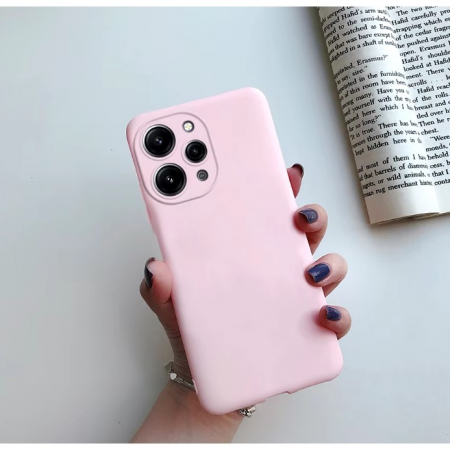 Husa de Protectie Matte TPU, Flippy, pentru Xiaomi Redmi 12 Pro, Protectie Camera, Antisoc, Antizgariere, Antialunecare, Acoperire Completa, Roz [3]