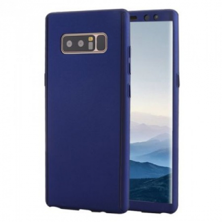 Full Cover 360 - Husa de protectie pentru Samsung Galaxy A3 2017 Full Cover 360 Albastru + Folie de protectie