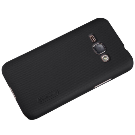 Husa de protectie pentru Samsung Galaxy J1 2015 Nillkin Frosted Shield Negru + Folie de protectie [3]