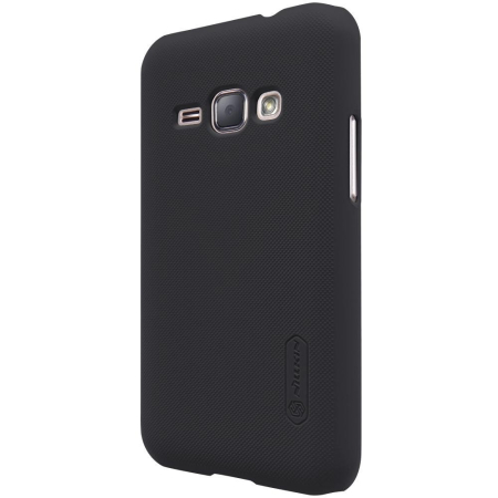 Husa de protectie pentru Samsung Galaxy J1 2015 Nillkin Frosted Shield Negru + Folie de protectie [4]