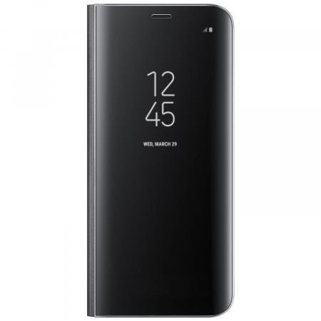 Husa Huawei P20 Lite Flip Cover Oglinda Negru [3]