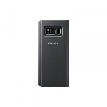Husa de protectie pentru Samsung Galaxy S8 Plus Flip Cover Oglinda Negru [5]