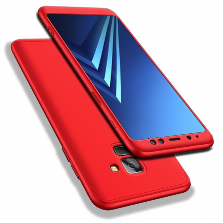 Husa de protectie pentru Samsung Galaxy S8 Ultra-subtire 3 in 1 Rosu [2]