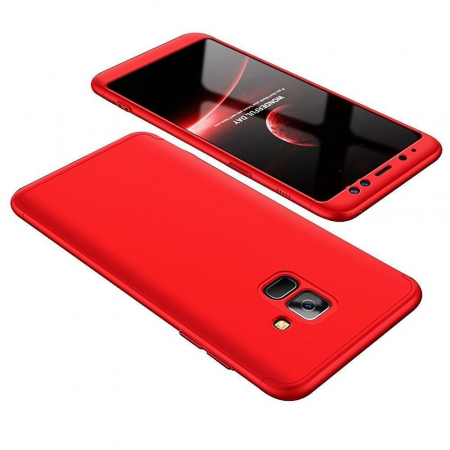 GSM - Husa de protectie pentru Samsung Galaxy S8 Ultra-subtire 3 in 1 Rosu