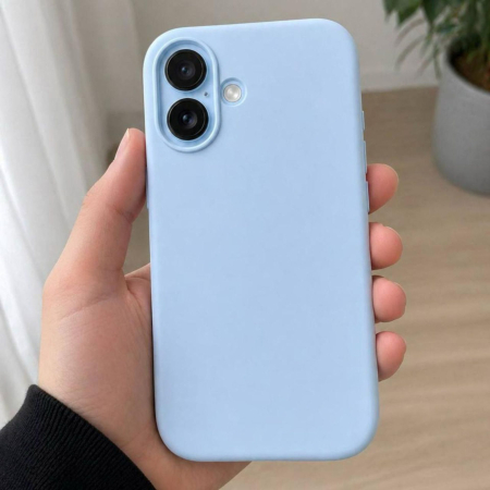 Husa de Protectie Telefon, Flippy, Compatibila cu iPhone 16 Plus, Silicon Premium Antisoc, Anti-Zgirieturi, MagSafe, Acces Camera Control, Protectie 360, Interior Microfibra, Albastru [1]