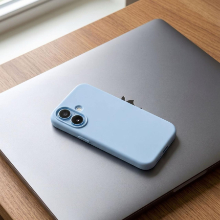 Husa de Protectie Telefon, Flippy, Compatibila cu iPhone 16, Silicon Premium Antisoc, Anti-Zgirieturi, MagSafe, Acces Camera Control, Protectie 360, Interior Microfibra, Albastru [3]