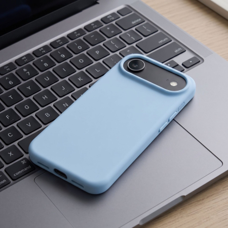 Husa de Protectie Telefon, Flippy, Compatibila cu iPhone 17 Air, Silicon Premium Antisoc, Protectie Completa 360, Design Modern, Anti-Zgirieturi, Interior Microfibra, Albastru [3]