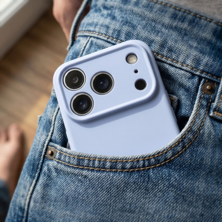 Husa de Protectie Telefon, Flippy, Compatibila cu iPhone 17 Pro Max, Silicon Premium Antisoc, Protectie Completa 360, Design Modern, Anti-Zgirieturi, Interior Microfibra, Albastru [4]