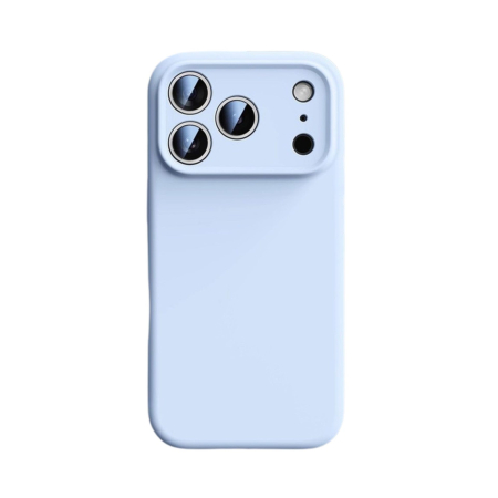 GSM - Husa de Protectie Telefon, Flippy, Compatibila cu iPhone 17 Pro, Silicon Premium Antisoc, Protectie Completa 360, Design Modern, Anti-Zgirieturi, Interior Microfibra, Albastru