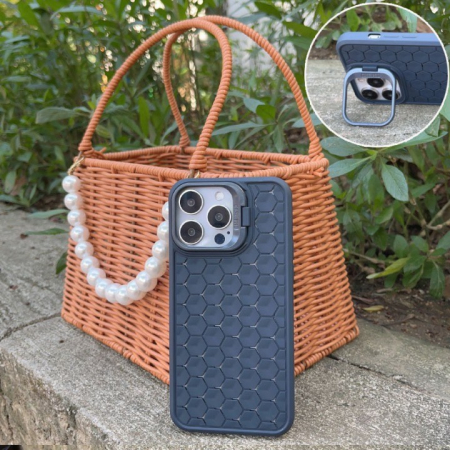 Husa de Protectie TPU, Flippy, pentru Samsung Galaxy S24, 3D Cube, cu Inel, Protectie Camera, Antisoc, Antizgariere, Antialunecare, Acoperire Completa, Albastru [1]