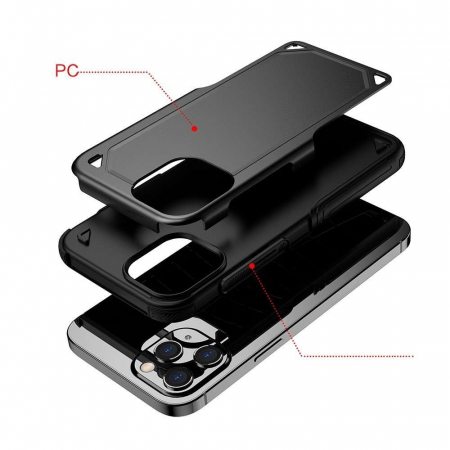 Husa Flippy Apple iPhone X/XS Defender Model 2, Negru [7]