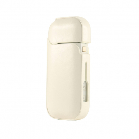 Husa Flippy pentru IQOS 2.4 Plus, Capac de Protectie, Anti Soc si Zgarieturi, din Piele Ecologica, 43 g, 12 x 6 x 2.5 cm, Alb [2]