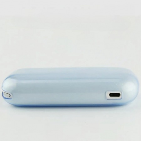 Husa Flippy pentru IQOS 3.0 DUO, de Protectie, Anti Soc si Zgarieturi, din Plastic, 12 x 4.5 cm, Albastru Transparent [2]