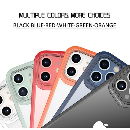 Husa Hibrid Defender MG Series pentru iPhone 14, Flippy, Protectie Antisoc, Albastru [3]