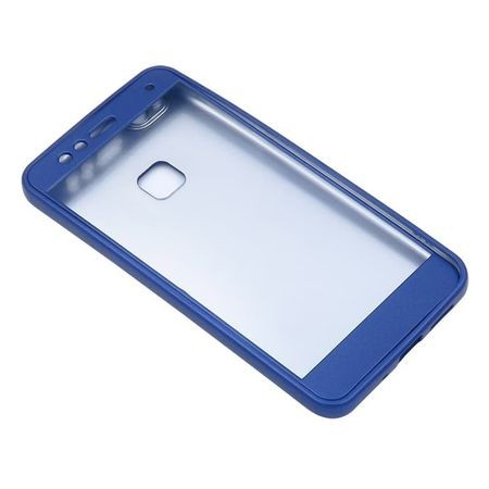 Husa Huawei P10 Plus Full Silicone 360 Albastru + Folie de protectie [3]