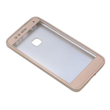 Husa Huawei P10 Plus Full Silicone 360 Auriu + Folie de protectie [2]