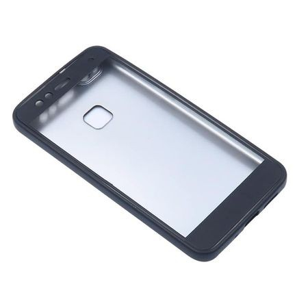 Husa Huawei P10 Plus Full Silicone 360 Negru + Folie de protectie [3]