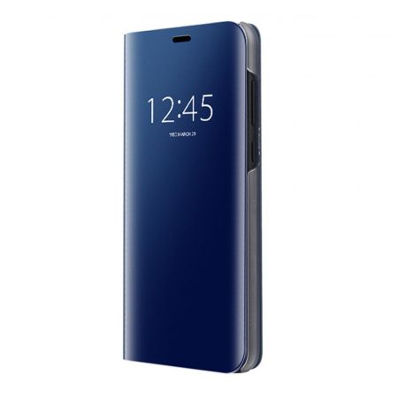 Husa Huawei P20 Lite Flip Cover Oglinda Albastru [3]