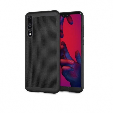 GSM - Husa Huawei P20 Lite Ultra Slim cu aerisire Negru