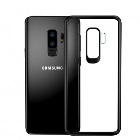 GSM - Husa Huawei P20 Transparent cu Margini Negre