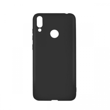 Huse de telefoane - Husa Huawei Y7 2019 Liquid Silicone Case Negru