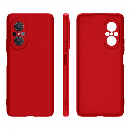 Husa Matte TPU pentru Huawei NOVA 9 SE, Flippy, Silicon Slim, Protectie Antisoc, Rosu [1]