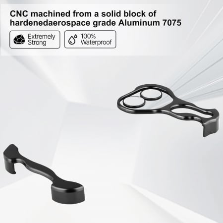 Husa Metalica Compatibila cu iPhone 16, Flippy, Protectie pentru Colturile Telefonului si Camera, Aliaj, Antisoc, Antizgariere, Negru [5]