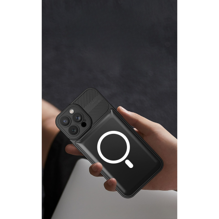 Husa pentru Apple iPhone 14 MagSafe, Urban Armor, Flippy, Negru, suport magnetic [1]