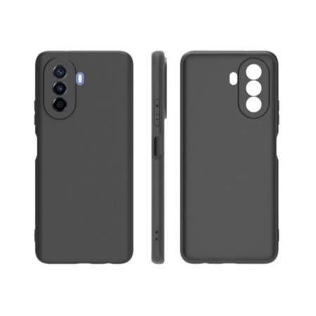 Huse de telefoane - Husa pentru Huawei Huawei Y90, Flippy, Liquid Silicone, cu Microfibra pe interior, Protectie Antisoc, Negru