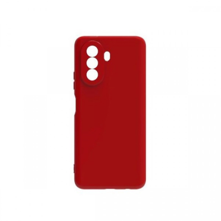 Huse de telefoane - Husa pentru Huawei NOVA Y70, Flippy, Liquid Silicone, cu Microfibra pe interior, Protectie Antisoc, Rosu