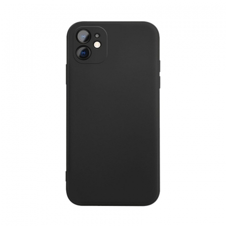 Husa pentru Samsung Galaxy A13 4G, Flippy, Liquid Silicone, cu Microfibra pe interior, Protectie Antisoc, Negru [5]