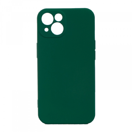 Husa pentru Samsung Galaxy A33 5G, Flippy, Liquid Silicone, cu Microfibra pe interior, Protectie Antisoc, Verde inchis [1]