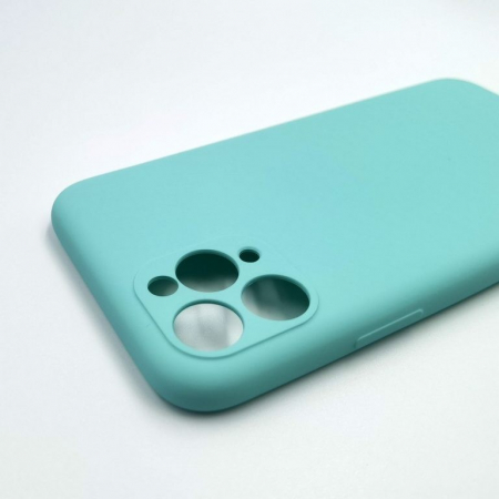 Husa pentru Samsung Galaxy S22 Ultra, Flippy, Liquid Silicone, cu Microfibra pe interior, Protectie Antisoc, Albastru deschis [3]