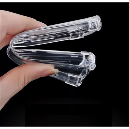 Husa Protect Plus Extra pentru Huawei NOVA 9 SE, Flippy, Silicon Premium, Transparenta [6]