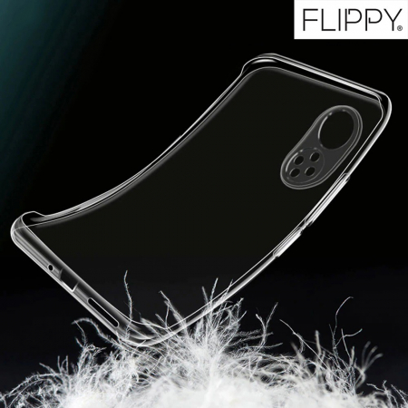 Husa Protect Plus pentru Huawei NOVA 9 SE, Flippy, Silicon Subtire, Transparenta [5]