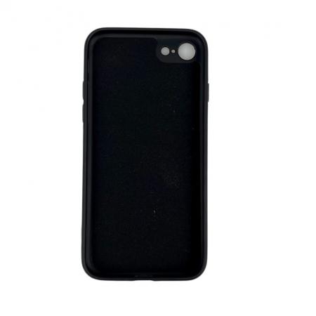 Husa protectie compatibila cu Apple iPhone 7/8/SE 2020 Liquid Silicone Case Negru [20]