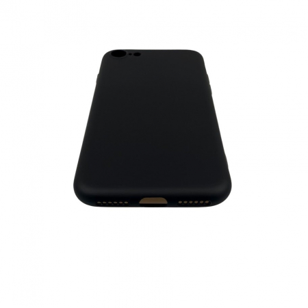 Husa protectie compatibila cu Apple iPhone 7/8/SE 2020 Liquid Silicone Case Negru [24]