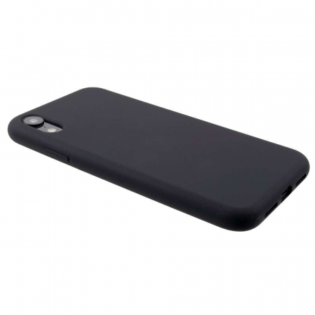 Husa protectie compatibila cu Apple iPhone X Liquid Silicone Case Negru [7]