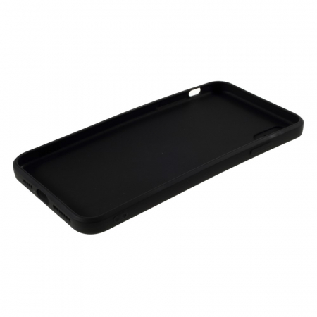 Husa protectie compatibila cu Apple iPhone X Liquid Silicone Case Negru [5]