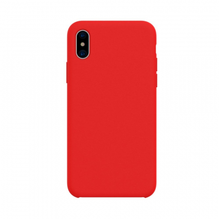 Husa protectie compatibila cu Apple iPhone X/XS Liquid Silicone Case Rosu [1]
