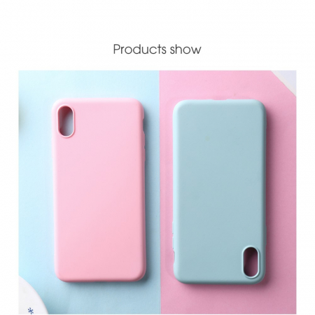 Husa protectie compatibila cu Apple iPhone X/XS Liquid Silicone Case Rosu [33]