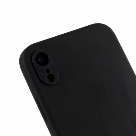 Husa protectie compatibila cu Apple iPhone XR Liquid Silicone Case Negru [4]