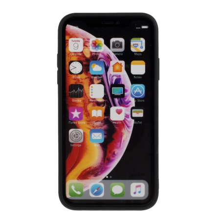 Husa protectie compatibila cu Apple iPhone XR Liquid Silicone Case Negru [3]