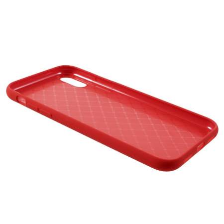 Husa protectie compatibila cu Apple iPhone XR Liquid Silicone Case Rosu [4]