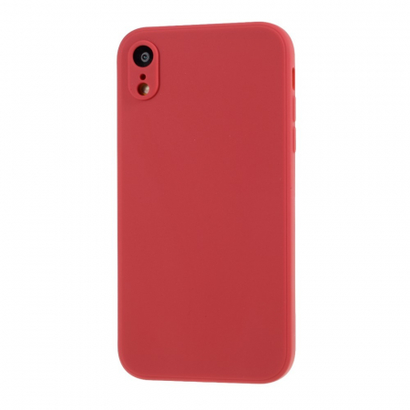 Husa protectie compatibila cu Apple iPhone XR Liquid Silicone Case Rosu [14]